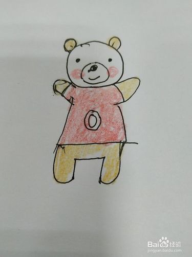 卡通小熊简笔画怎么画怎么画小熊最简单