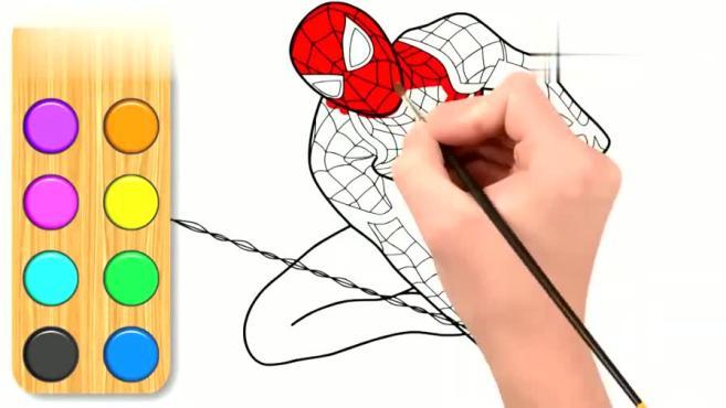 好看视频-蜘蛛侠的简笔画应该怎么画呢 服务升级 2超酷蜘蛛侠简笔画