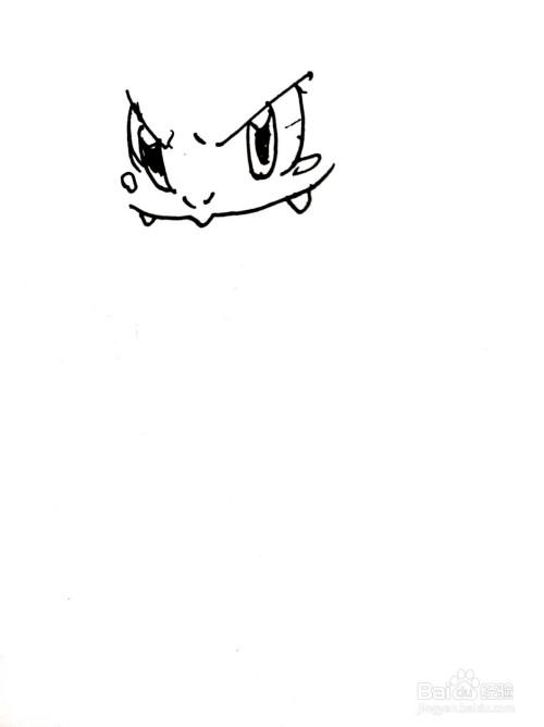 精灵宝可梦系列之卡咪龟简笔画