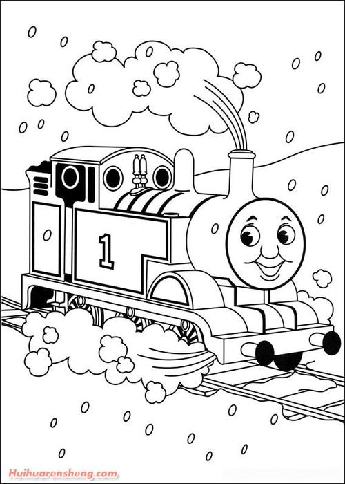 托马斯与小火车thomas简笔画图片精选2