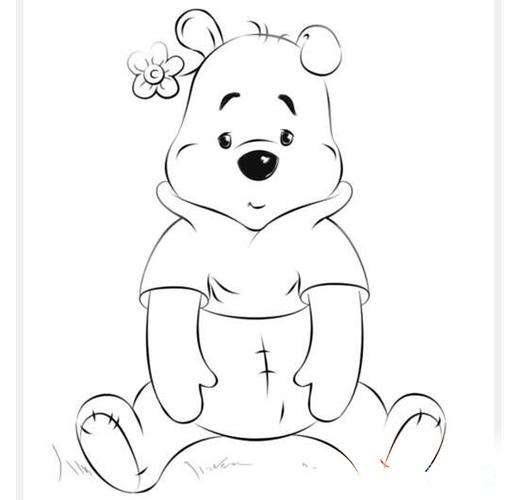 怎么画小熊简笔画图片