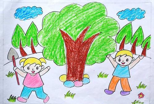春天的图片儿童画简单春天简笔画简单儿童画