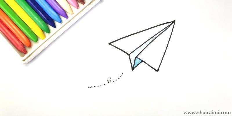 纸飞机儿童简笔画怎么画纸飞机儿童画图片大全