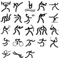 跳绳是一项在环摆的绳索中做各种跳跃动作的体育运动.简笔画之体育篇