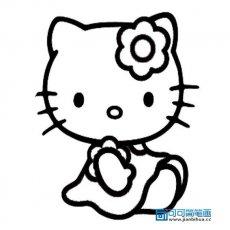 kitty - 今日头条www 440x476 - 31kb - jpeg 漂亮的凯蒂猫简笔画