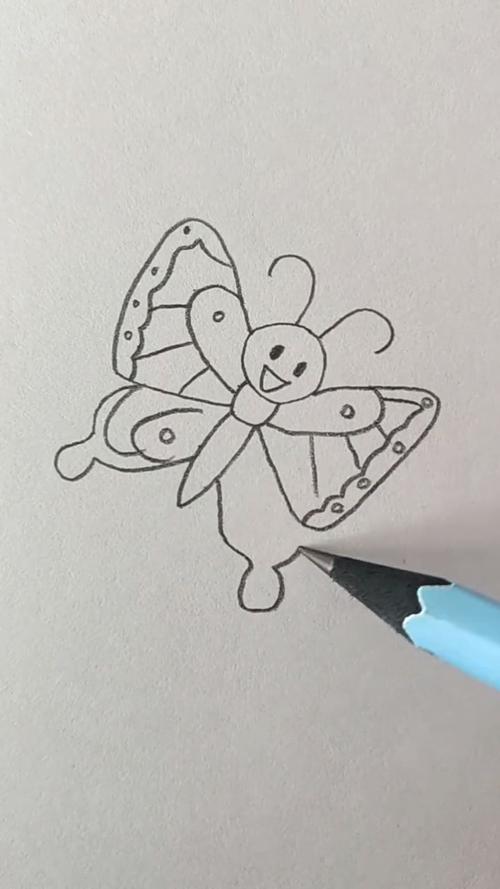 简笔画这样画蝴蝶超简单你学会了吗