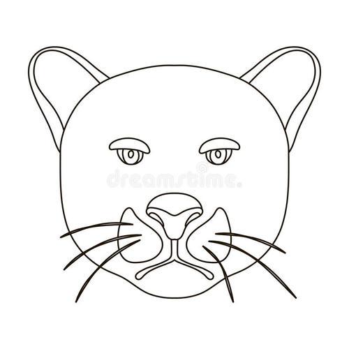 动物黑豹儿童简笔画 简笔画图片大全-蒲城教育文学网