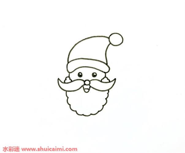 圣诞老人简笔画的画法步骤图解这是一篇解决圣诞老人怎么画的文章让