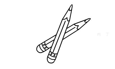 简笔画铅笔的画法 简笔画动画教程之铅笔的绘画分解步骤