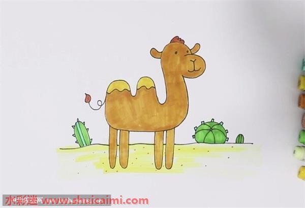 骆驼简笔画的画法步骤图解