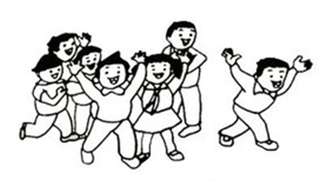 庄家简笔画一群手舞足蹈的小孩简笔画怎么画简笔画教程谁有人群的简笔