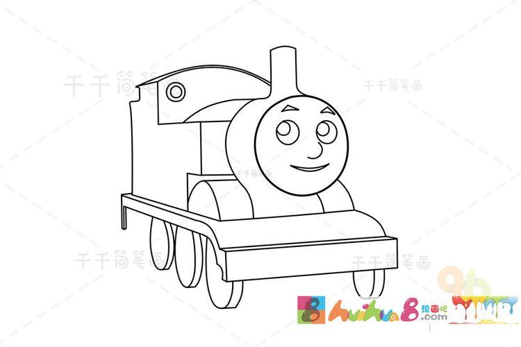 托马斯小火车简笔画托马斯小火车简笔画彩色幼儿