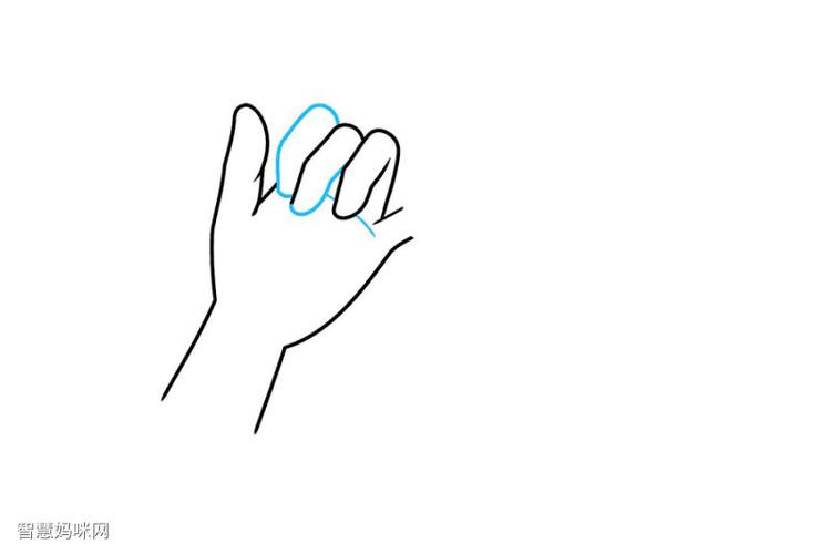 如何画勾手指-图3如何画勾手指-图2如何画勾手指-图1简笔画作品完成图