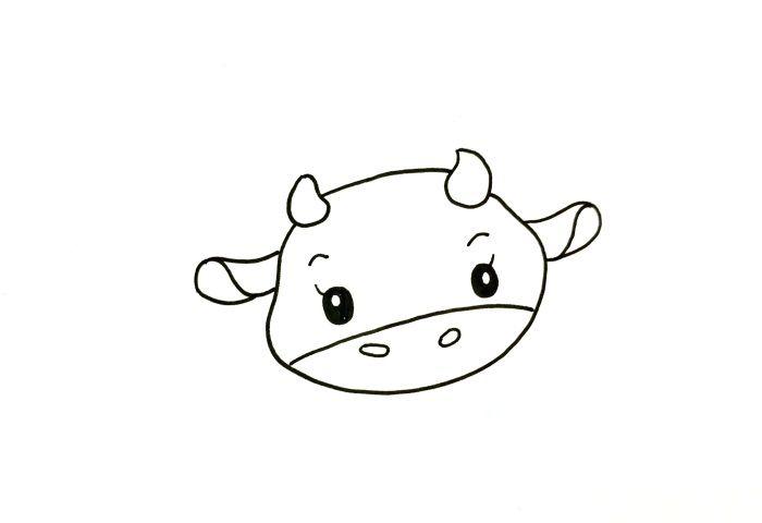 qq红包牛怎么画动物简笔画简笔画大全
