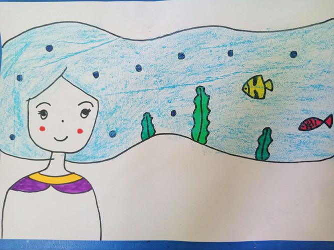 其它 简笔画《海的女儿》 写美篇相信小朋友们都听过这样一个故事