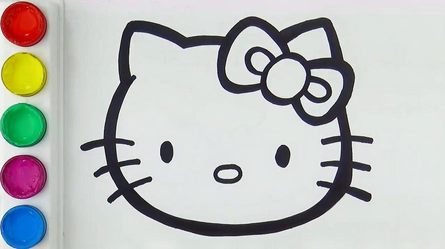 kitty猫简笔画怎么画