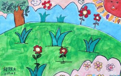 春天内容图片展示中班幼儿简笔画春天图片下载春天景色的简笔画有哪些