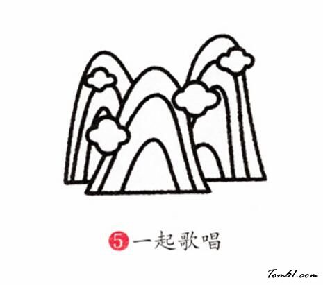 高山图片学习简笔画少儿图库中国儿童资源网