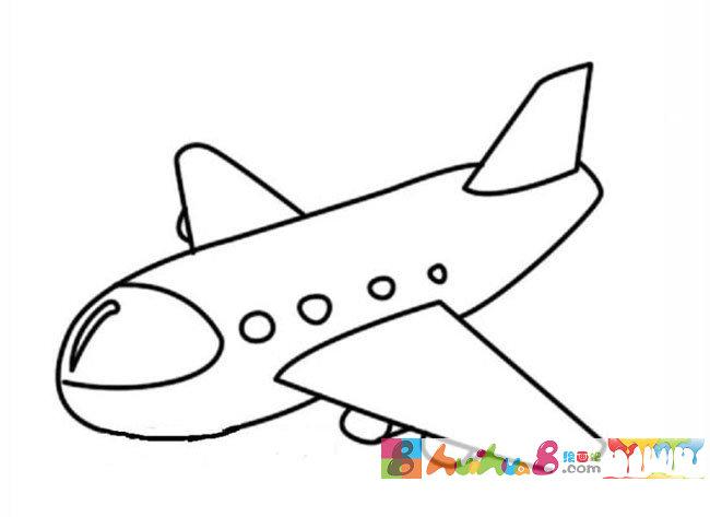 幼儿简笔画飞机简笔画步骤图片大全儿童简笔画供小朋友们参考临摹