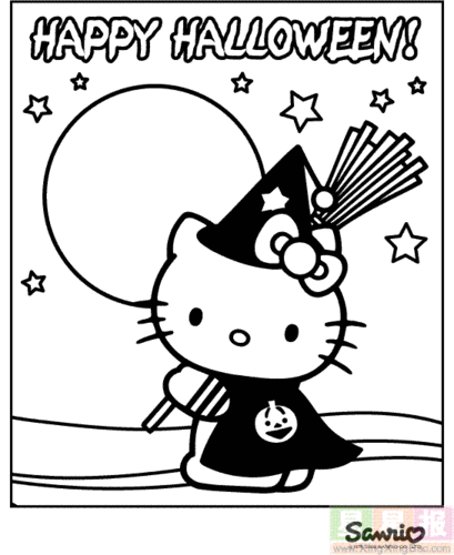 快乐的kitty猫简笔画keiti猫图片简笔画快乐的kitty猫简笔画漂亮的