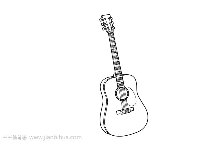 吉他简笔画画法
