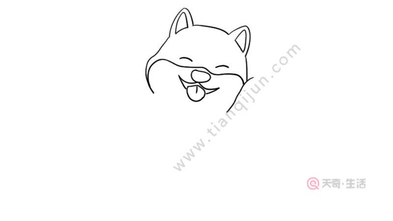 幼儿亲子简笔画可爱的柴犬简笔画视频教程宝宝轻松学画画