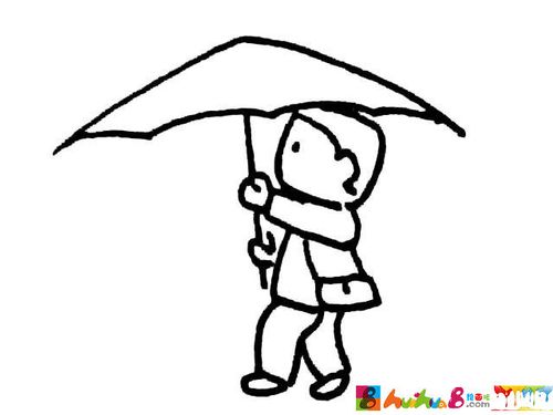 雨伞简笔画做花伞