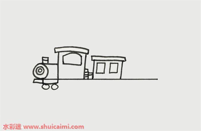 火车怎么画火车简笔画画法