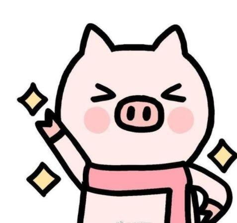 一波可爱的小猪猪简笔画