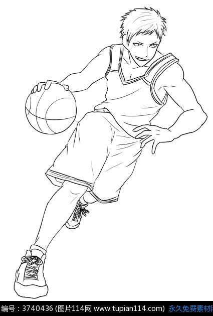 打篮球图片手绘卡通人物打篮球图片打篮球的简笔画