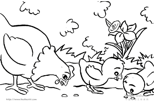 卡通鸡简笔画可爱简笔画鸡简笔画和鸡有关的漫画图片简笔画图片大全