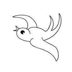 燕子简笔画步骤大全简笔画燕子的画法-在线图片欣赏燕子怎么画简笔画