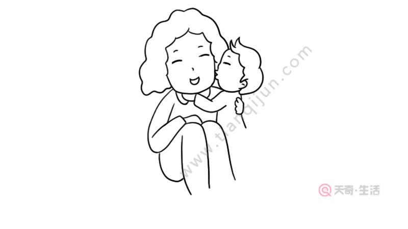 母亲节的简笔画的教程是怎样的 母亲节的简笔画画法