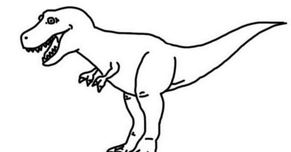 简单好看的恐龙简笔画详细步骤教程