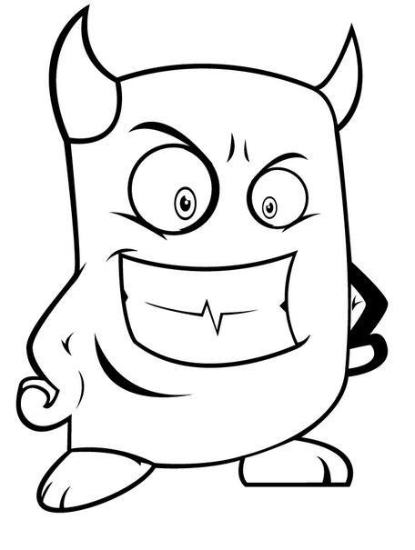 小怪兽怎么画 1分钟教你画一只小怪兽 怪兽简笔画 - 儿童简笔画大全