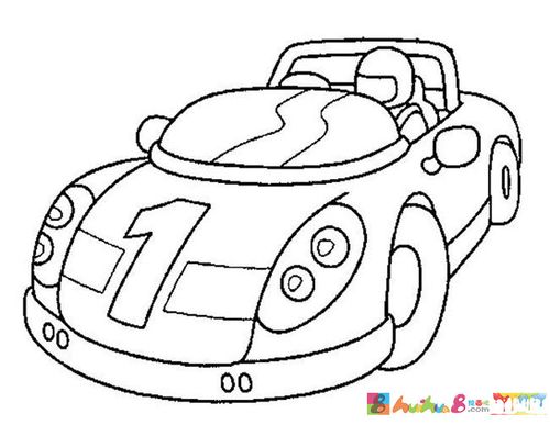 6款小汽车简笔画 儿童小汽车简笔画图片大全大图