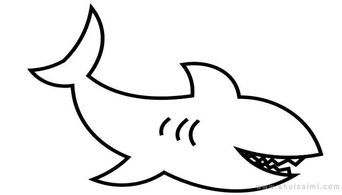 这是一篇解决鲨鱼简笔画怎么画的内容让你画鲨鱼简笔画更简单还特别