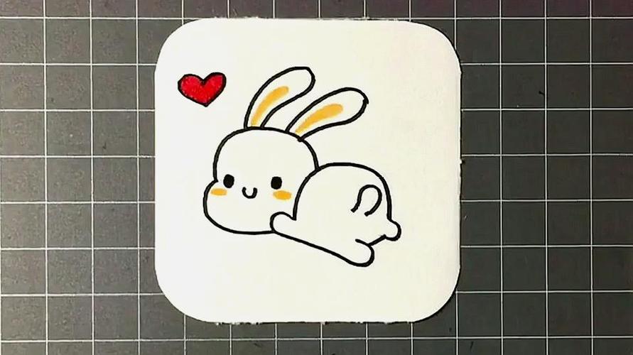 简笔画画一只小兔子送给你这么可爱的小兔子你喜欢吗