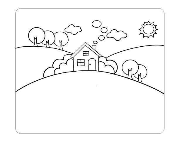 羊绵绵儿童简笔画原创教程春天的风景 昨天为大家推送了一篇风筝简笔