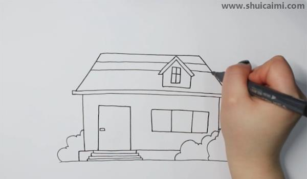 房子简笔画怎么画房子简笔画画法