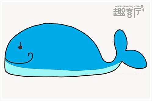 大家喜欢这些小鱼蓝鲸小鸭子的简笔画彩色图案吗