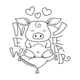 2019可爱的猪宝宝简笔画 猪年画猪的简笔画大全新年猪简笔画
