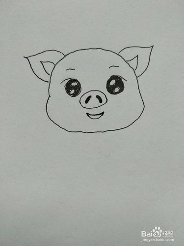 猪事顺心猪圆玉润逛花街再到羊城邮局集猪年纪念邮戳猪年的简笔画3