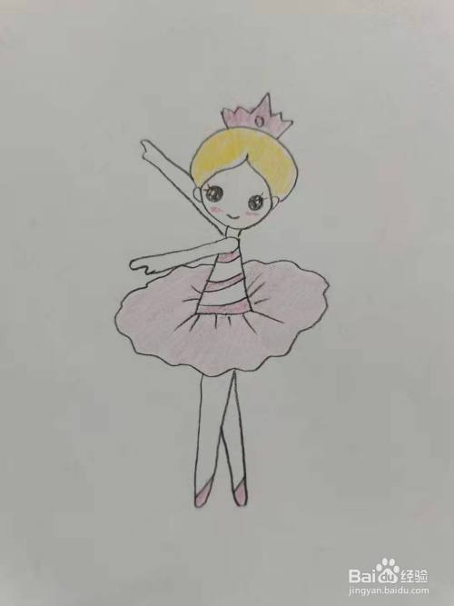 芭蕾舞演员简笔画图片教程舞蹈演员简笔画图片跳舞的小女孩简笔画步骤