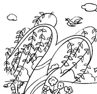春天的小燕子儿童画图片燕子儿童绘画图集幼儿园简笔画春天幼儿园春天