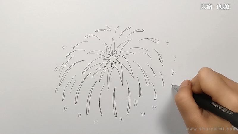这是一篇解决烟花简笔画怎么画的内容让你画烟花简笔画更简单还特别