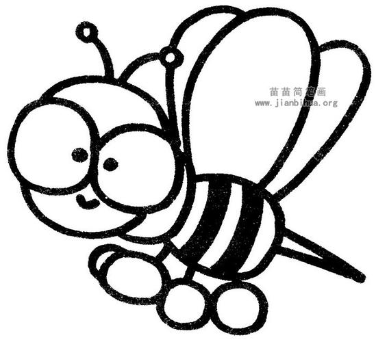 动物简笔画 蜜蜂简笔画图片与知识蜜蜂简笔画图片与知识 蜜蜂属膜翅目