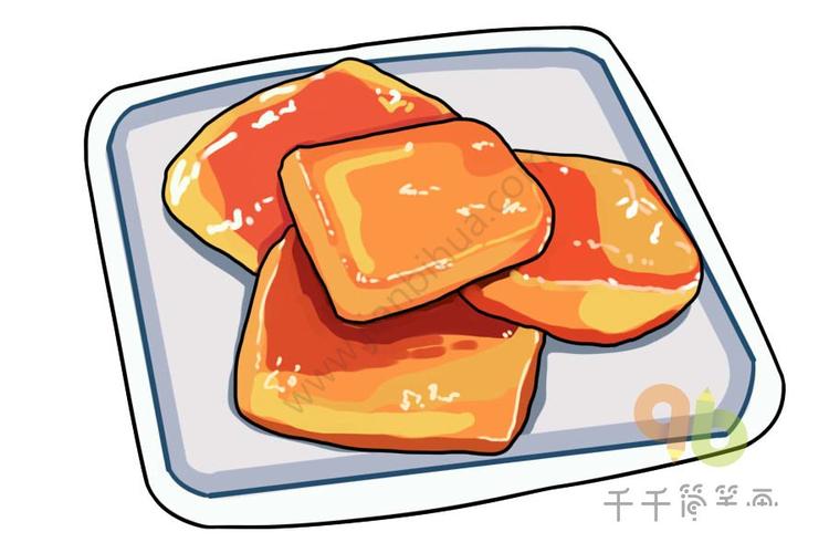 中国的传统食物 年糕简笔画中国美食简笔画美食图片大全各地美食