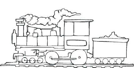 轨道和火车的画法简笔画