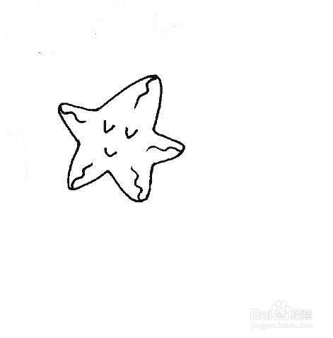 海星简笔画教程海底世界简笔画素材大全非常简单的海底动物简笔画鱼